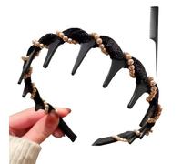 Vintage High Cranium Artificial Pearl Hair band, Hairbands for Women's Hair, Pearl Headbands for Women, Headbands for Women Non Slip, for Girls (G)