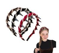 Vintage High Cranium Artificial Pearl Hairband,2025 New Women Elegant Non Slip Pearl Headbands with Teeth,Bridal Hair Hoop Party Wedding Hair Accessories (3pcs)