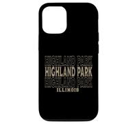 Vintage Highland Park, Illinois Coque pour iPhone 12/12 Pro