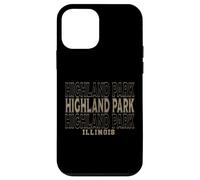 Vintage Highland Park, Illinois Coque pour iPhone 12 Mini