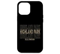Vintage Highland Park, Illinois Coque pour iPhone 12 Pro Max