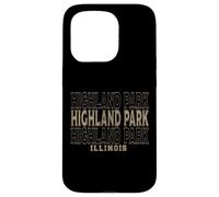 Vintage Highland Park, Illinois Coque pour iPhone 15 Pro