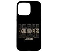 Vintage Highland Park, Illinois Coque pour iPhone 15 Pro Max