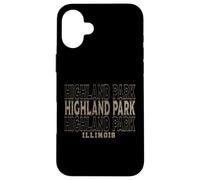 Vintage Highland Park, Illinois Coque pour iPhone 16 Plus