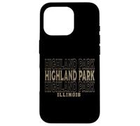 Vintage Highland Park, Illinois Coque pour iPhone 16 Pro