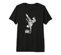 Vintage Hip Hop Old School Breakdance Breakdancer Graffiti T-Shirt Haut de Gamme
