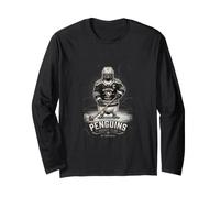 Vintage Hockey sur Glace Pingouin Athlète Fan de Sport Manche Longue