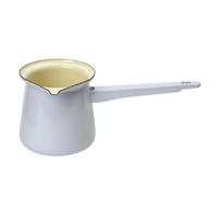 Vintage Home - Cafetière Turque en émail Gris Clair 400 ML