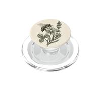 Vintage Honeybee Botanical Illustration Trèfle Lavande PopSockets PopGrip pour MagSafe