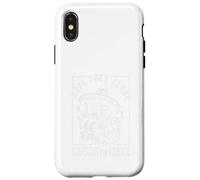 Vintage Hope They Serve Tacos in Hell Cool Looking Skull Art Coque pour iPhone X/XS