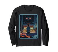 Vintage Horror Halloween Retro Survival : affrontez Vos peurs Manche Longue