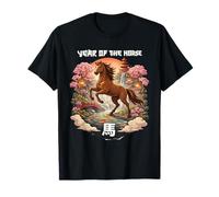 Vintage Horse 2026 Nouvel an Chinois du Cheval 2026 T-Shirt
