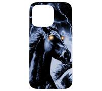 Vintage Horse Lightning Retro 80s 90s Western Grunge Graphic Coque pour iPhone 15 Pro Max