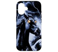 Vintage Horse Lightning Retro 80s 90s Western Grunge Graphic Coque pour iPhone 16