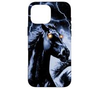 Vintage Horse Lightning Retro 80s 90s Western Grunge Graphic Coque pour iPhone 16 Pro Max