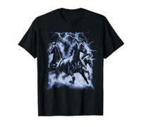 Vintage Horse Lightning Retro 80s 90s Western Grunge Graphic T-Shirt