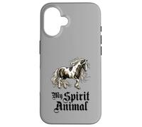 Vintage Horse My Spirit Animal Equestrian Coque pour iPhone 16