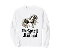 Vintage Horse My Spirit Animal Equestrian Sweatshirt