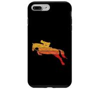 Vintage Horse Rider Girl 80s Hunter Jumper Coque pour iPhone 7 Plus/8 Plus