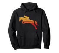 Vintage Horse Rider Girl 80s Hunter Jumper Sweat à Capuche