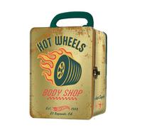 Vintage Hot Wheels Tin Car Storage Case GLD