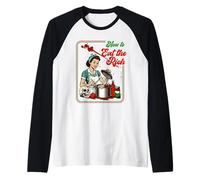 Vintage How to Eat The Rich Années 70 Manche Raglan