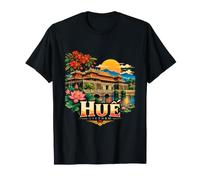 Vintage Hue Vietnam Souvenir de Voyage Cadeau Monument T-Shirt