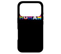 Vintage Human Flag LGBT Gay Pride Month Transgender Design Coque pour iPhone 17 Pro