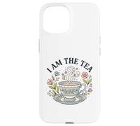 Vintage I Am The Tea Coque pour iPhone 15