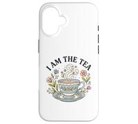 Vintage I Am The Tea Coque pour iPhone 16