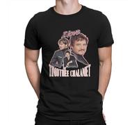 Vintage I Love Timothee Chalamet T-Shirt Men Crew Neck Pure Cotton T Shirts Pedro Pascal Short Sleeve Tee Shirt Birthday