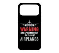 Vintage I May Spontanément Parler d'Avions Fly Model Coque pour iPhone 17 Pro Max