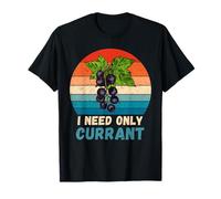 Vintage I Need Only Groseille Food Lover Retro Fruit T-Shirt