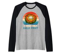 Vintage I Need Only Hala Fruit Food Lover Retro Hala Fruit Manche Raglan