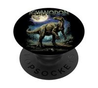 Vintage Iguanodon Moon 90s Bootleg Dinosaure Préhistorique Dinosaure PopSockets PopGrip Adhésif