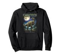 Vintage Iguanodon Moon 90s Bootleg Dinosaure Préhistorique Dinosaure Sweat à Capuche
