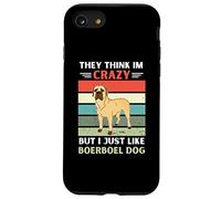 Vintage Ils pensent Que Je suis Fou mais J'aime Juste Boerboel Dog Coque pour iPhone SE (2020) / 7/8