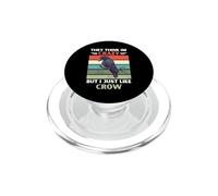 Vintage Ils pensent Que Je suis Fou mais J'aime Juste Crow Lover PopSockets PopGrip pour MagSafe