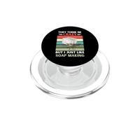 Vintage, Ils pensent Que Je suis Fou, mais J'aime Juste Faire du Savon PopSockets PopGrip pour MagSafe