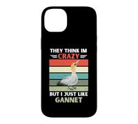 Vintage Ils pensent Que Je suis Fou mais J'aime Juste Fou de Bassan Coque pour iPhone 14 Plus