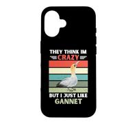 Vintage Ils pensent Que Je suis Fou mais J'aime Juste Fou de Bassan Coque pour iPhone 16