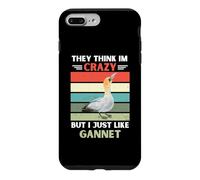 Vintage Ils pensent Que Je suis Fou mais J'aime Juste Fou de Bassan Coque pour iPhone 7 Plus/8 Plus