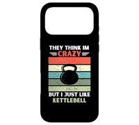 Vintage Ils pensent Que Je suis Fou mais J'aime Juste Kettlebell Lover Coque pour iPhone 17 Pro Max