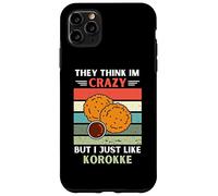 Vintage Ils pensent Que Je suis Fou mais J'aime Juste Korokke Lover Coque pour iPhone 11 Pro Max