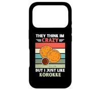 Vintage Ils pensent Que Je suis Fou mais J'aime Juste Korokke Lover Coque pour iPhone 17 Pro
