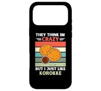 Vintage Ils pensent Que Je suis Fou mais J'aime Juste Korokke Lover Coque pour iPhone 17 Pro Max