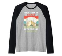 Vintage, Ils pensent Que Je suis Fou, mais J'aime Juste Les Amateurs de camembert Manche Raglan