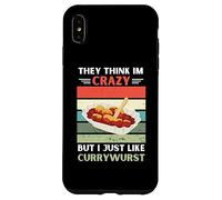 Vintage, Ils pensent Que Je suis Fou, mais J'aime Juste Les Amateurs de Currywurst Coque pour iPhone XS Max