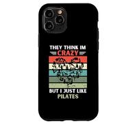 Vintage Ils pensent Que Je suis Fou mais J'aime Juste Les Amateurs de Pilates Coque pour iPhone 11 Pro