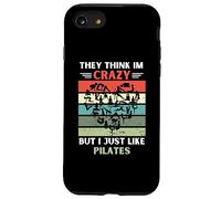 Vintage Ils pensent Que Je suis Fou mais J'aime Juste Les Amateurs de Pilates Coque pour iPhone SE (2020) / 7/8